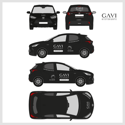 RISTORANTE GAVI, KFZ-Beschriftung