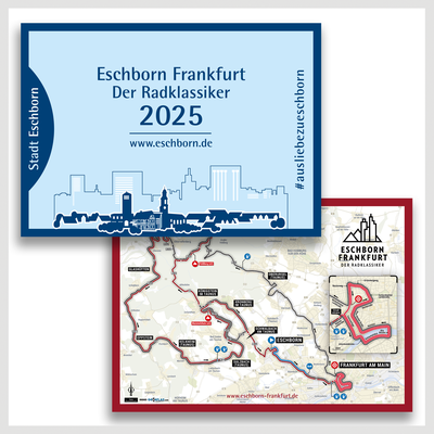 STADT ESCHBORN, Klatschpappen Give-Away für Veranstaltung „Eschborn Frankfurt Radrennen“