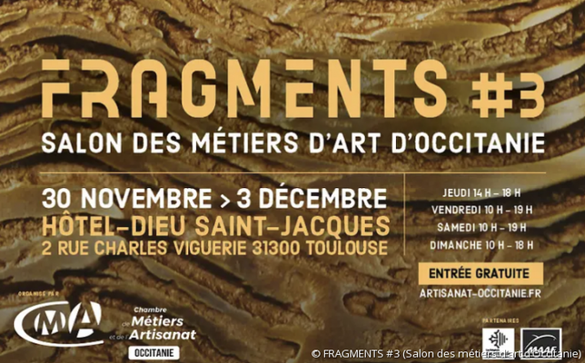 Participation au salon des métiers d'art d'Occitanie 2023 à Toulouse