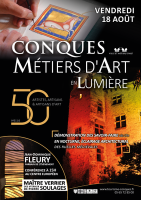 Exposition Métiers d'art à Conques 2023