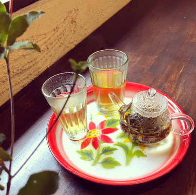 アジアのお茶（黒豆茶・ジャスミン茶・蓮茶・ごぼう茶）  各500円