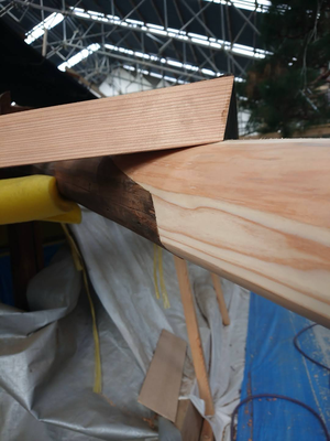 伝統建築 木造建築　大工の技術　大工の手仕事　継手　仕口
