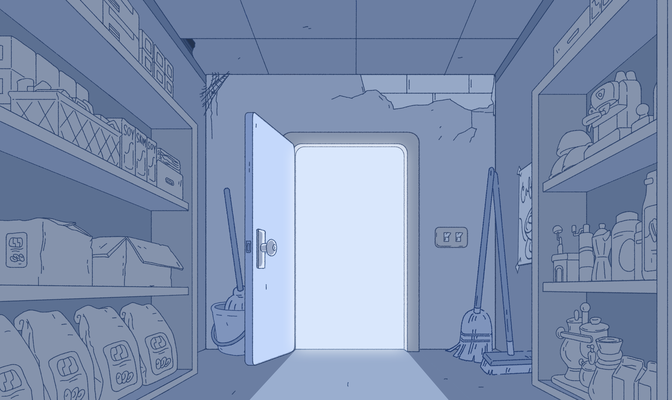 Background Design & Paint for Cool Cats The Milk Chug Series. Created for Titmouse, Inc. 