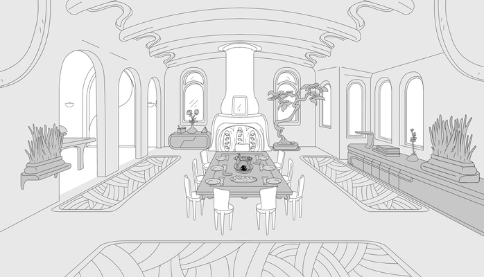 Background Layouts for The Hospital (Property of Amazon Studios)