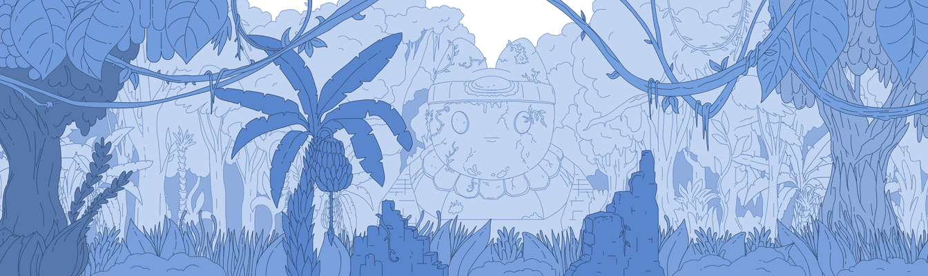 Background Design & Paint for Cool Cats The Milk Chug Series. Created for Titmouse, Inc. 