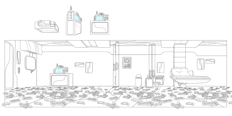 Background Layouts for The Second Best Hospital in the Galaxy on Prime Video