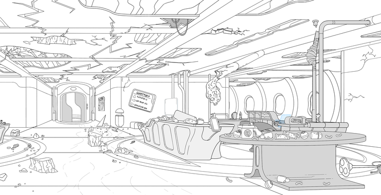 Background Layouts for The Second Best Hospital in the Galaxy on Prime Video