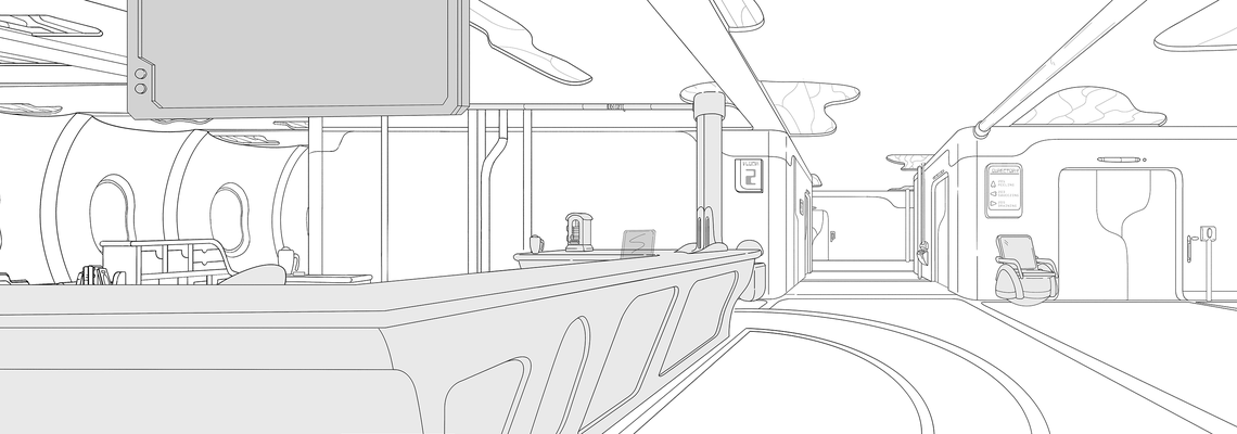 Background Layouts for The Hospital (Property of Amazon Studios)