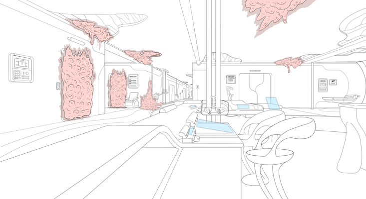 Background Layouts for The Hospital (Property of Amazon Studios)