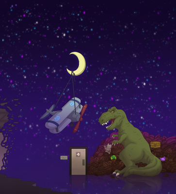Background Design & Paint for Cool Cats The Milk Chug Series. Created for Titmouse, Inc. 