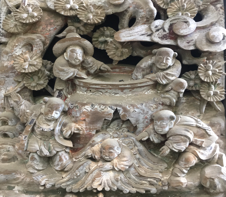 時代 備前焼 古備前 司馬光の甕割り 置物 時代 備前焼 古備前 司馬光