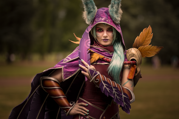 Xayah, Legue of Legends (Concept Art) Cosplay: Krystl Cosplay Photo: Fotograf-13