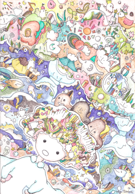 「ふわふわ空想パーニちゃん」2022.8 158×227mm