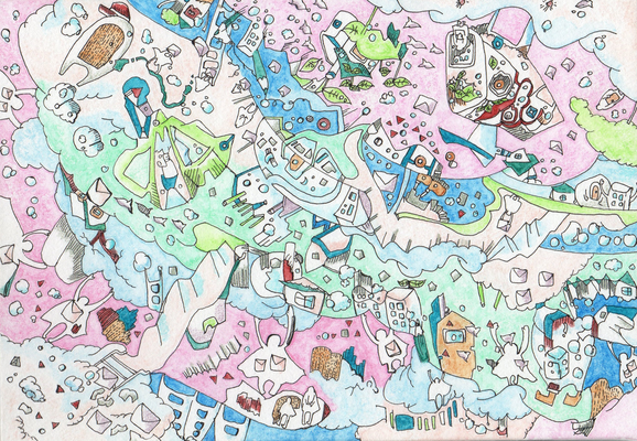 「天使の絵空事」　2013.9(227mm×158mm)【SOLD OUT】