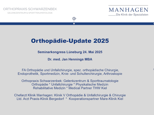 Orthopraxis Schwarzenbek - Orthopädie Update 2025