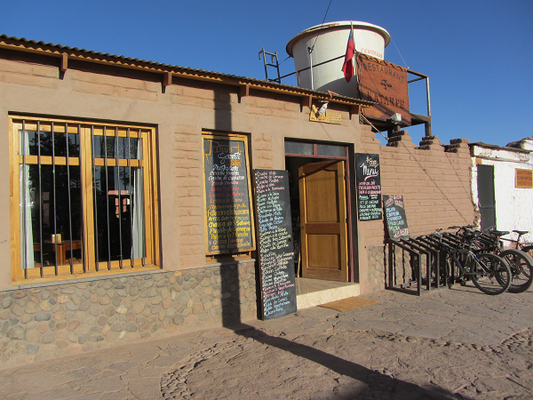 Das Restaurant Katarpe in San Pedro