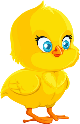 poussin - animal domestique - animaux - smiley émoticône émoji cartoon clipart illustration - artémotic