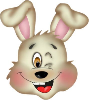 lapin - animal domestique - animaux - smiley émoticône émoji cartoon clipart illustration - artémotic