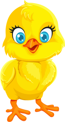 poussin - animal domestique - animaux - smiley émoticône émoji cartoon clipart illustration - artémotic