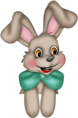 lapin - animal domestique - animaux - smiley émoticône émoji cartoon clipart illustration - artémotic