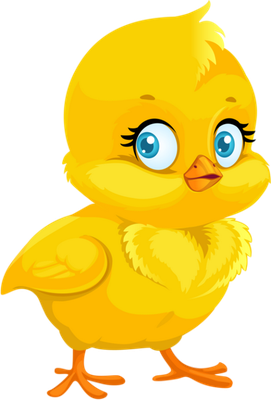 poussin - animal domestique - animaux - smiley émoticône émoji cartoon clipart illustration - artémotic