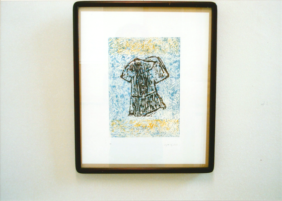 新品 ART611 インテリア チェコの銅版画 「火星探査6(オリーブ)」 版画