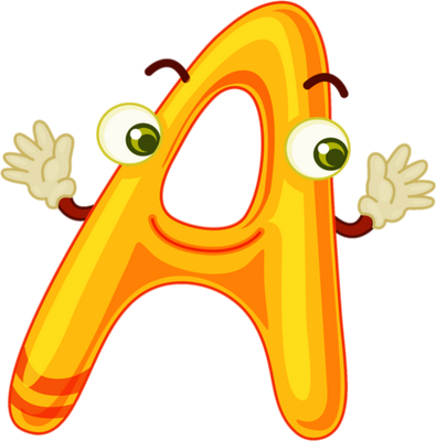 lettre - alphabet - éducation - smiley émoticône émoji cartoon clipart illustration - artémotic