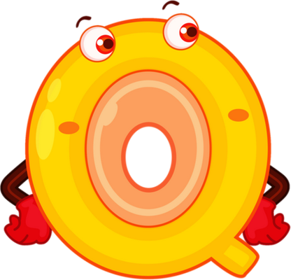 lettre - alphabet - éducation - smiley émoticône émoji cartoon clipart illustration - artémotic