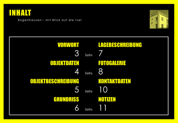 Inhaltsverzeichnis