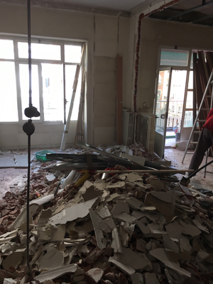 Estado: En obras. Salón-comedor
