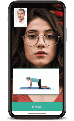 Online Physiotherapie mit dem Smartphone