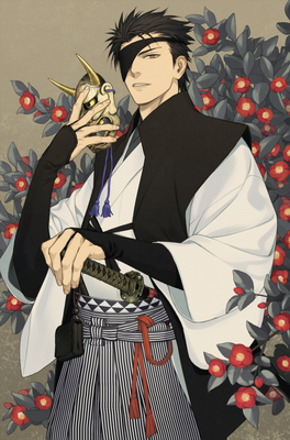 鬼に椿　創作