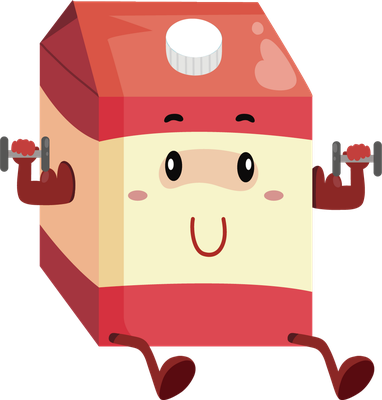 lait - boisson - alimentation - smiley émoticône émoji cartoon clipart illustration - artémotic