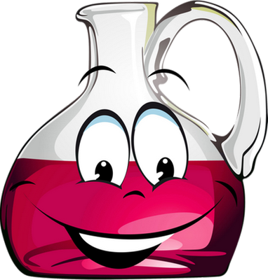 vin - boisson - alimentation - smiley émoticône émoji cartoon clipart illustration - artémotic