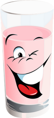 lait - boisson - alimentation - smiley émoticône émoji cartoon clipart illustration - artémotic