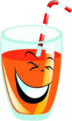 jus de fruits - boisson - alimentation - smiley émoticône émoji cartoon clipart illustration - artémotic
