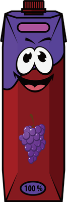 jus de fruits - boisson - alimentation - smiley émoticône émoji cartoon clipart illustration - artémotic