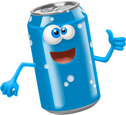 soda - boisson - alimentation - smiley émoticône émoji cartoon clipart illustration - artémotic