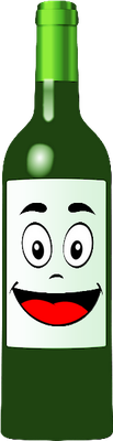 vin - boisson - alimentation - smiley émoticône émoji cartoon clipart illustration - artémotic