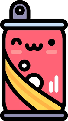 soda - boisson - alimentation - smiley émoticône émoji cartoon clipart illustration - artémotic