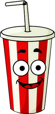 soda - boisson - alimentation - smiley émoticône émoji cartoon clipart illustration - artémotic