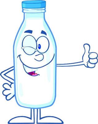 lait - boisson - alimentation - smiley émoticône émoji cartoon clipart illustration - artémotic