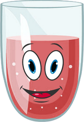 jus de fruits - boisson - alimentation - smiley émoticône émoji cartoon clipart illustration - artémotic