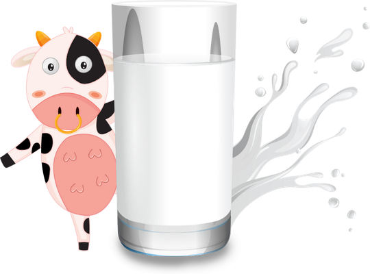 lait - boisson - alimentation - smiley émoticône émoji cartoon clipart illustration - artémotic