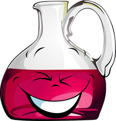 vin - boisson - alimentation - smiley émoticône émoji cartoon clipart illustration - artémotic