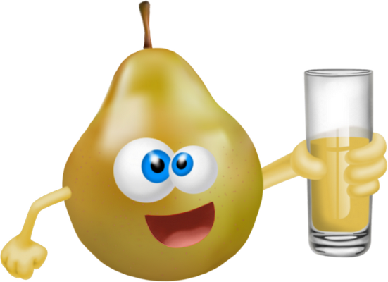 jus de fruits - boisson - alimentation - smiley émoticône émoji cartoon clipart illustration - artémotic