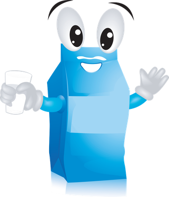 lait - boisson - alimentation - smiley émoticône émoji cartoon clipart illustration - artémotic