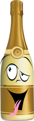 vin - boisson - alimentation - smiley émoticône émoji cartoon clipart illustration - artémotic