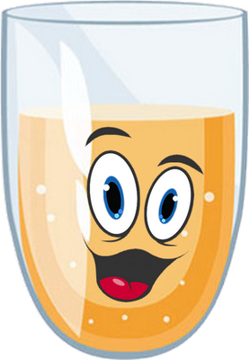 jus de fruits - boisson - alimentation - smiley émoticône émoji cartoon clipart illustration - artémotic