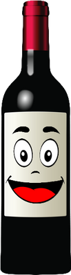 vin - boisson - alimentation - smiley émoticône émoji cartoon clipart illustration - artémotic